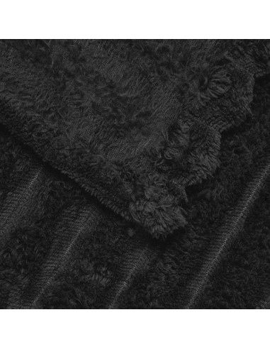 Coperta Nero 240 x 220 cm Panno