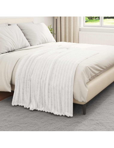 Coperta Bianco 150 x 130 cm Panno