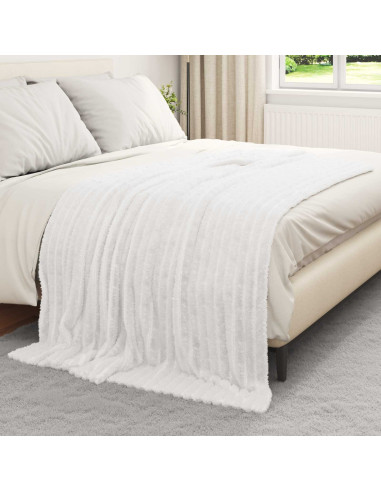 Coperta Bianco 200 x 150 cm Panno