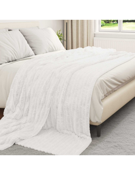 Coperta Bianco 240 x 220 cm Panno