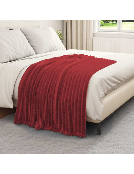 Coperta Rosso Bordeaux 150 x 130 cm Panno