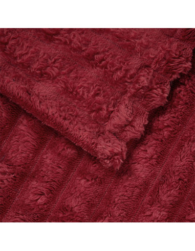 Coperta Rosso Bordeaux 200 x 150 cm Panno