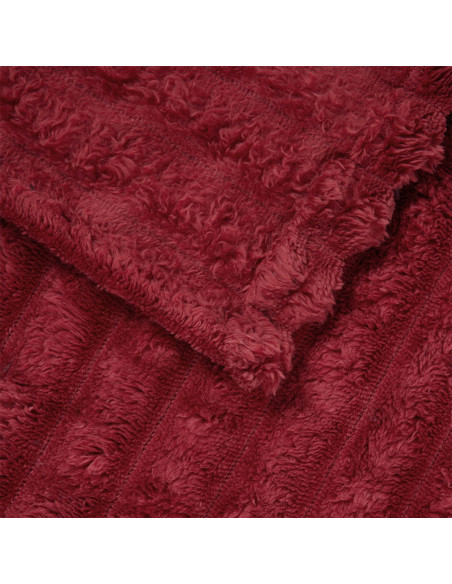 Coperta Rosso Bordeaux 240 x 220 cm Panno