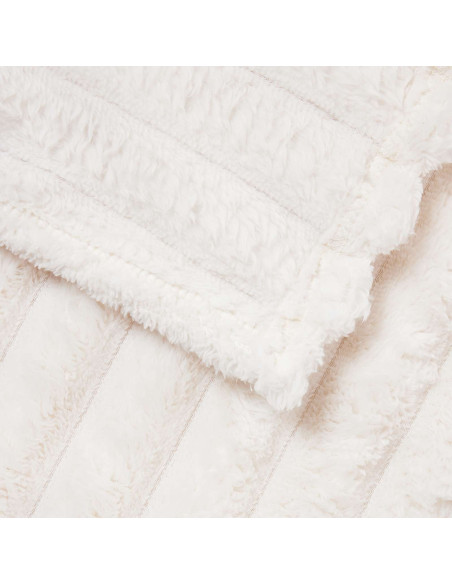 Coperta Crema 200 x 150 cm Panno