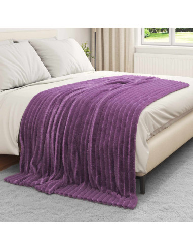 Coperta Viola 200 x 150 cm Panno