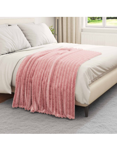 Coperta Rosa 150 x 130 cm Panno