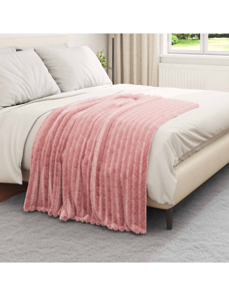 Coperta Rosa 150 x 130 cm Panno