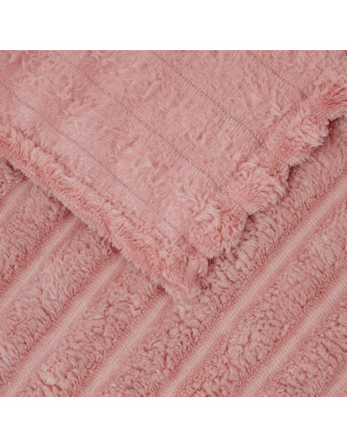 Coperta Rosa 200 x 150 cm Panno