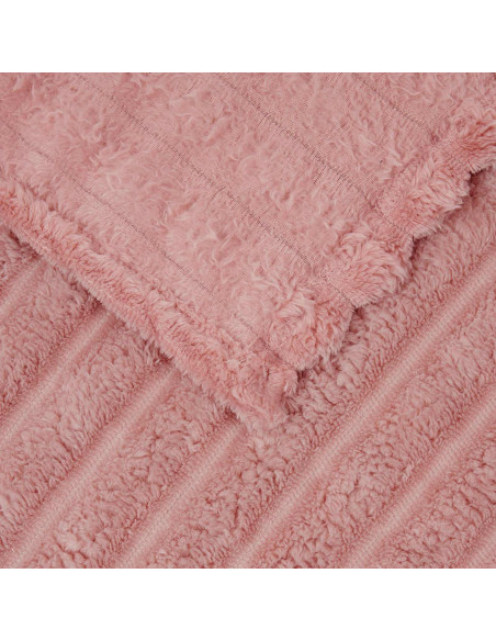 Coperta Rosa 200 x 150 cm Panno