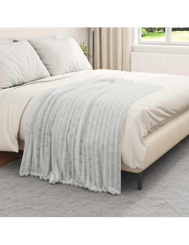 Coperte da Pile 6 pcs Grigio 150 x 130 cm Panno