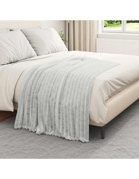 Coperte da Pile 6 pcs Grigio 150 x 130 cm Panno