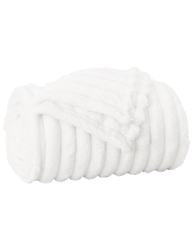 Coperte da Pile 6 pcs Bianco 150 x 130 cm Panno