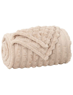 Coperta Beige 200 x 150 cm Panno 2