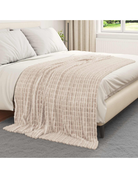 Coperta Beige 200 x 150 cm Panno
