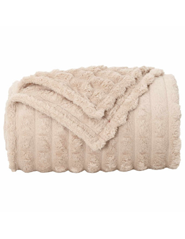 Coperta Beige 200 x 150 cm Panno