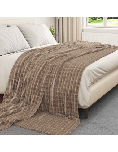 Coperta Cammello 270 x 240 cm Panno