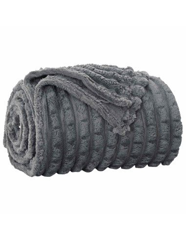 Coperta Grigio scuro 270 x 240 cm Panno