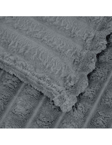 Coperta Grigio scuro 270 x 240 cm Panno