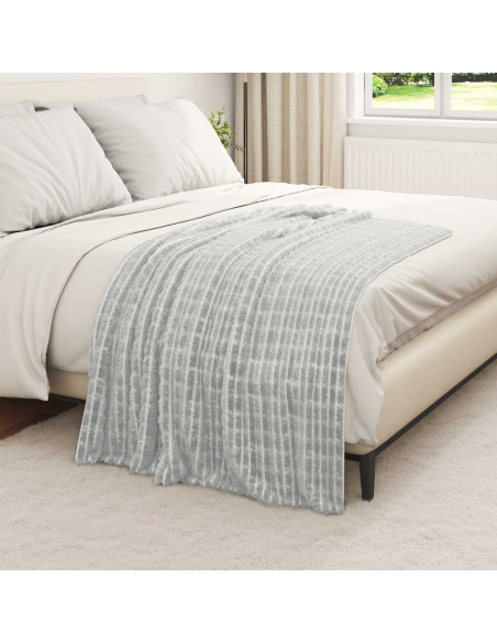 Coperta Grigio 150 x 130 cm Panno