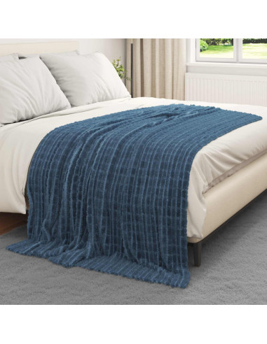 Coperta Blu navy 200 x 150 cm Panno