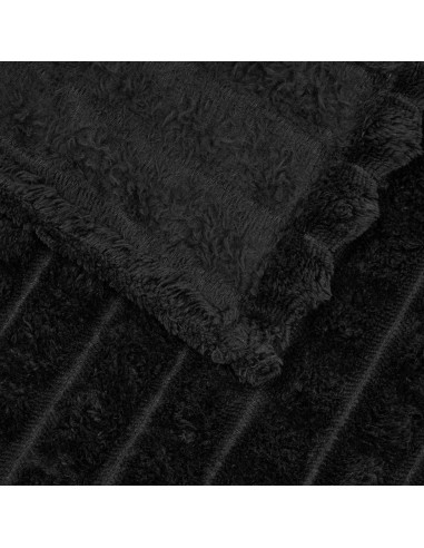 Coperta Nero 200 x 150 cm Panno