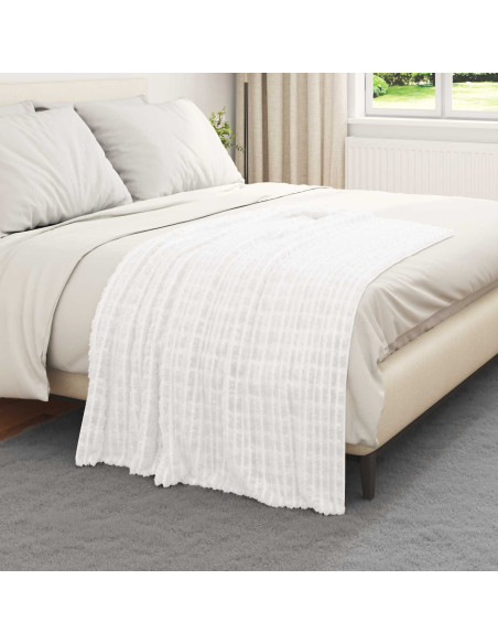 Coperta Bianco 150 x 130 cm Panno