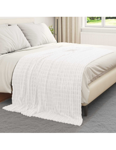 Coperta Bianco 200 x 150 cm Panno