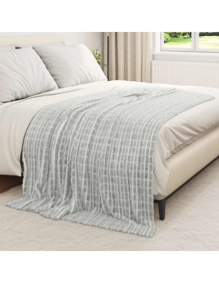 Coperte da Pile 6 pcs Grigio 200 x 150 cm Panno