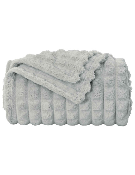 Coperte da Pile 6 pcs Grigio 240 x 220 cm Panno