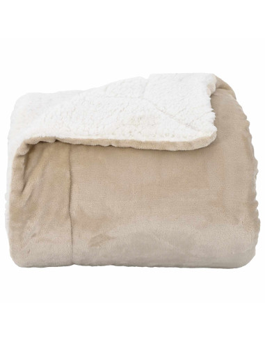 Coperta Beige 150 x 200 cm Panno
