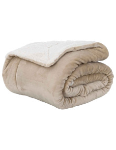 Coperta Beige 240 x 270 cm Panno 2