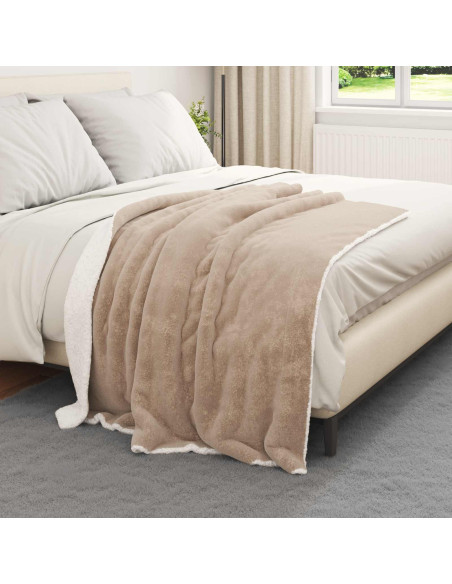 Coperta Cammello 130 x 150 cm Panno