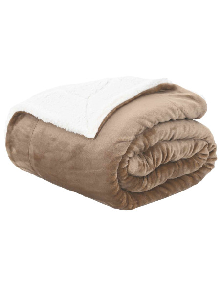 Coperta Cammello 220 x 240 cm Panno