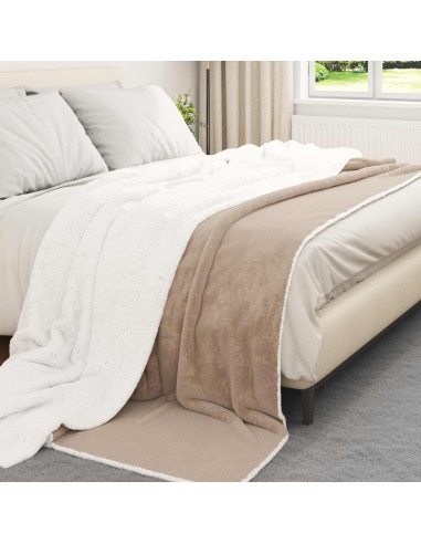 Coperta Cammello 240 x 270 cm Panno