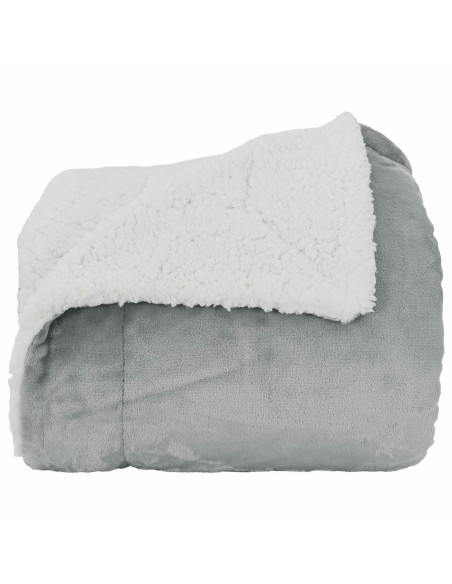 Coperta Grigio 220 x 240 cm Panno