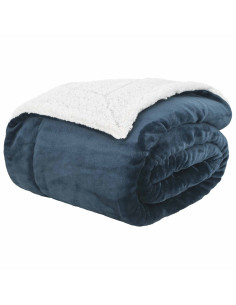 Coperta Blu navy 130 x 150 cm Panno 2