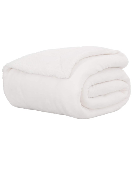 Coperta Bianco 150 x 200 cm Panno