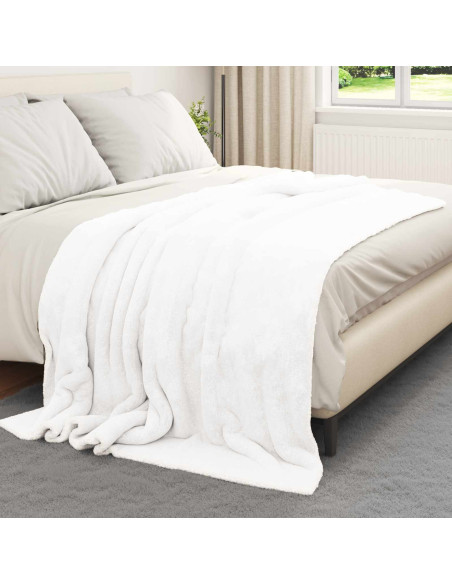Coperta Bianco 150 x 200 cm Panno