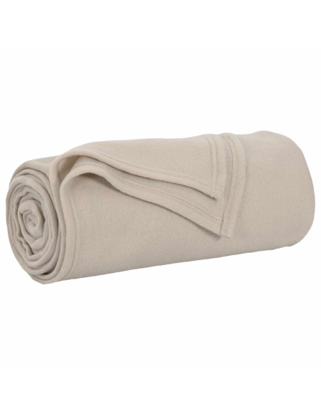 Coperta Beige 270 x 240 cm Panno
