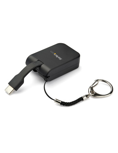 StarTech.com Adattatore compatto da USB C a HDMI - Convertitore video da USB Tipo-C a HDMI 4K 30Hz con portachiavi ad anello - U