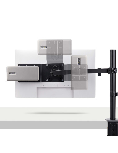 StarTech.com Staffa di montaggio VESA per NUC/Client sottili o docking station per laptop, piastra compatibile VESA 75x75/100x10
