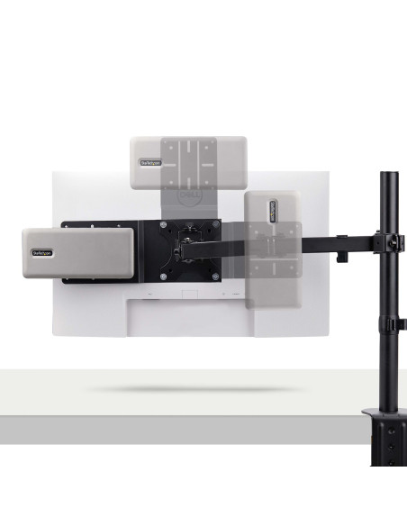 StarTech.com Staffa di montaggio VESA per NUC/Client sottili o docking station per laptop, piastra compatibile VESA 75x75/100x10