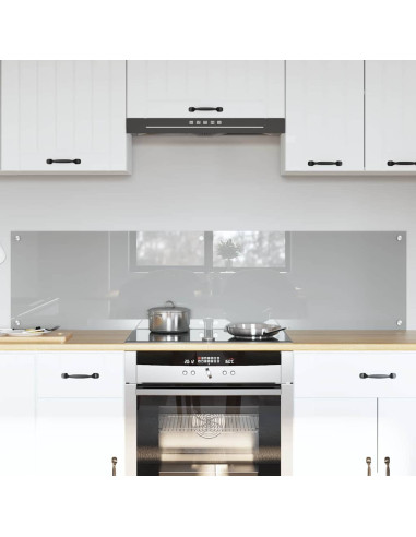 Rivestimento da Cucina 2 pcs Grigio chiaro 80 x 40 cm