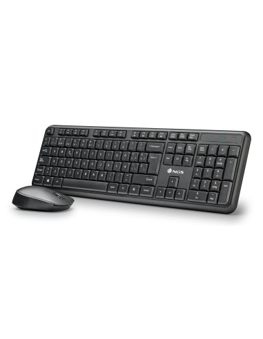 NGS HARMONY KIT (QUERTY, IT) tastiera Mouse incluso Universale RF Wireless QWERTY Italiano Nero
