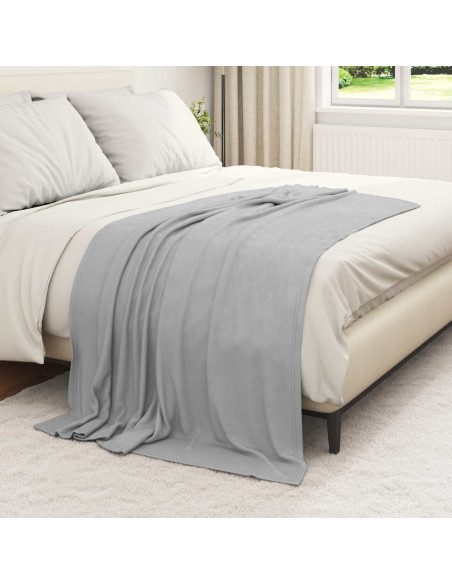 Coperta Grigio 170 x 130 cm Panno