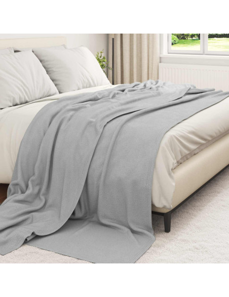 Coperta Grigio 270 x 240 cm Panno