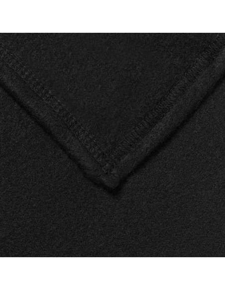 Coperta Nero 170 x 130 cm Panno