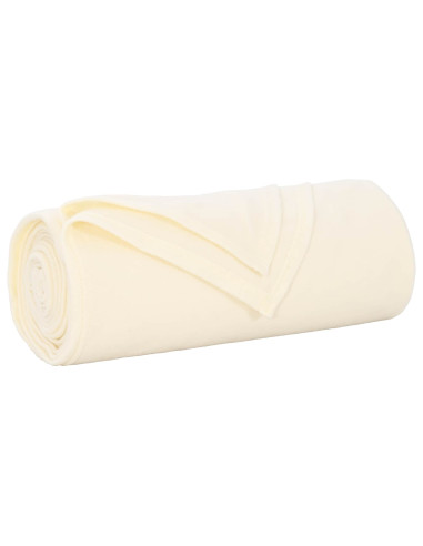 Coperta Crema 240 x 220 cm Panno