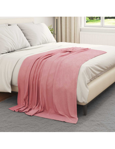 Coperta Rosa 170 x 130 cm Panno