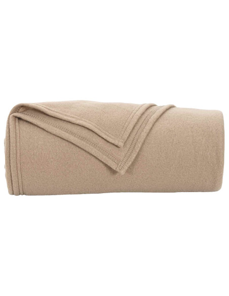 Coperte da Pile 6 pcs Cammello 170 x 130 cm Panno
